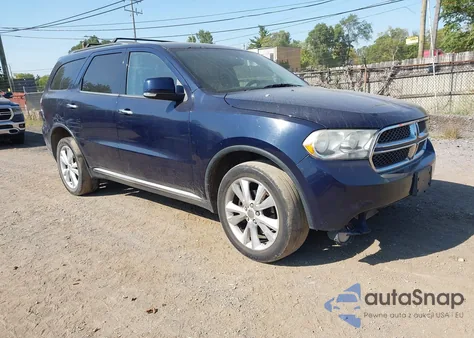 2013 Dodge Durango Crew from USA, damaged, VIN 1C4RDJDG2DC695871